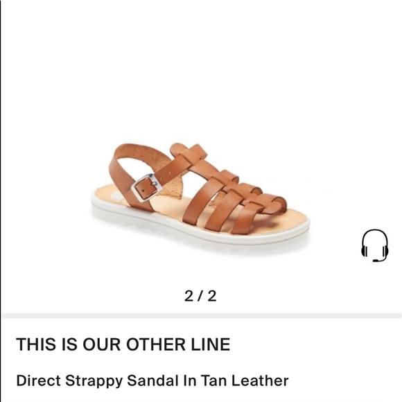 New Direct This is Our Other Line Strappy Sandal 37 or 39; 7 or 9 - Picture 13 of 13